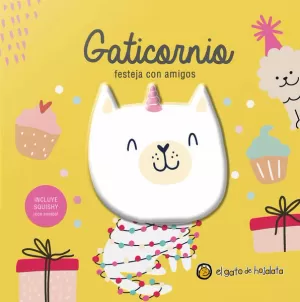 AMIGOS SQUISHY: GATICORNIO FESTEJA CON AMIGOS